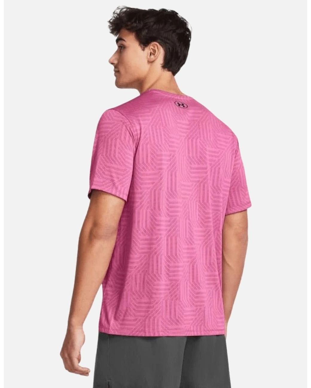 Under Armour Pink Techt-Shirt Vent Geotessa Short Sleeve for men