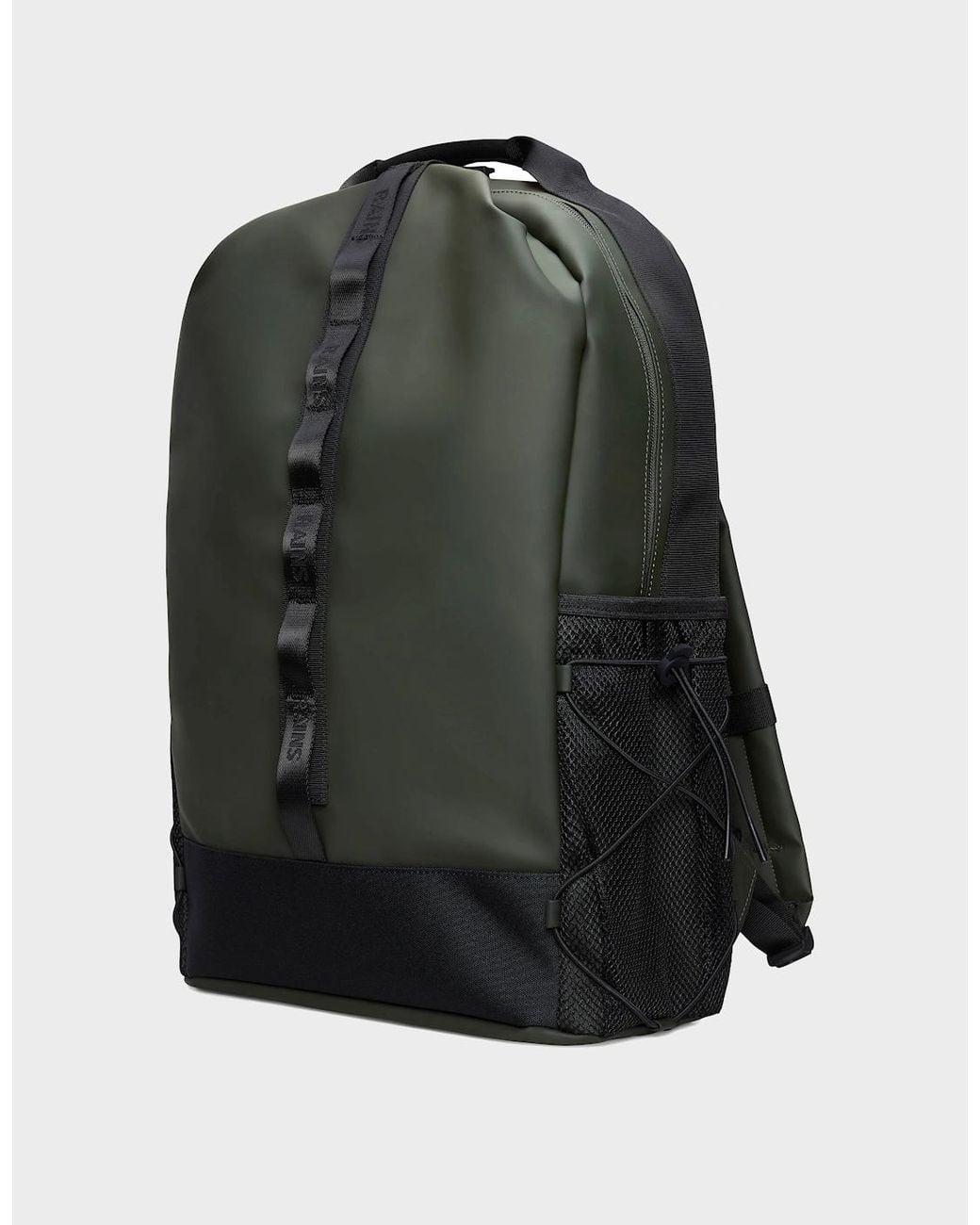 Rains Green Trail Clip Front Backpack