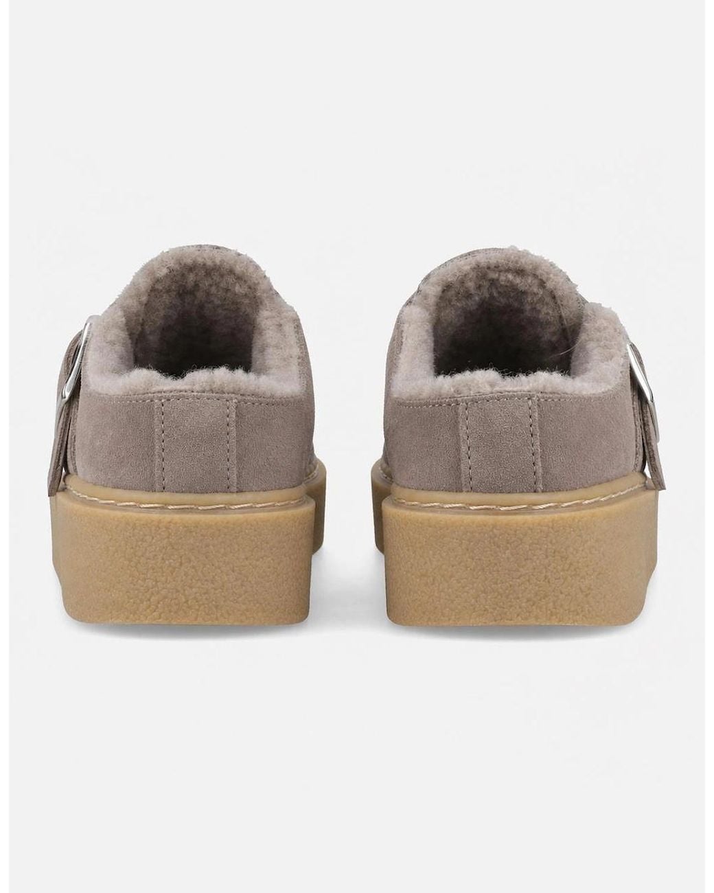 Hush Puppies Gray Blanche Mules Taupe