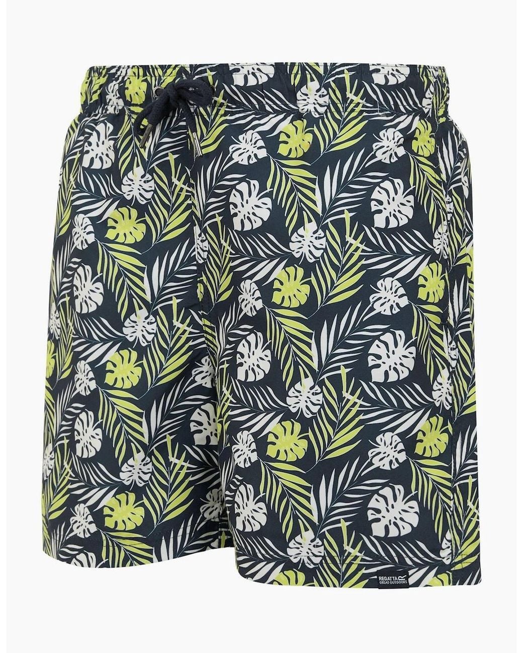 Regatta Green Loras Leaf Swim Shorts for men