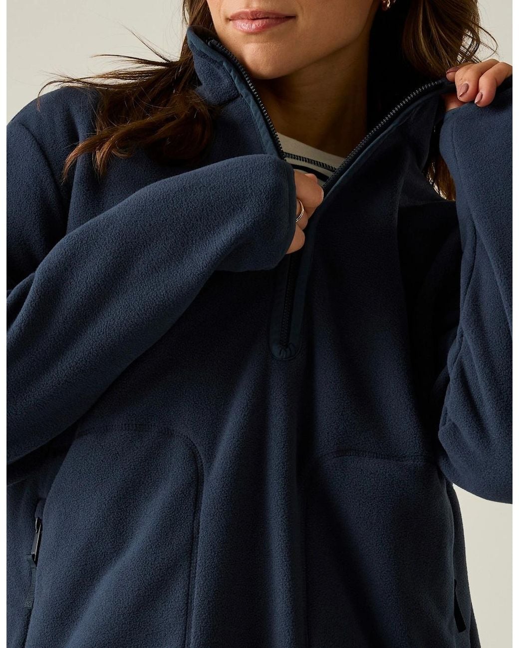 Regatta Blue Ladies Frankie Half Zip Fleece