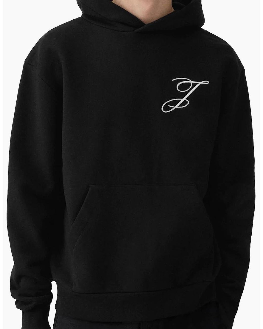 Jacquemus Black Le Hoodie Logo Sweatshirt for men