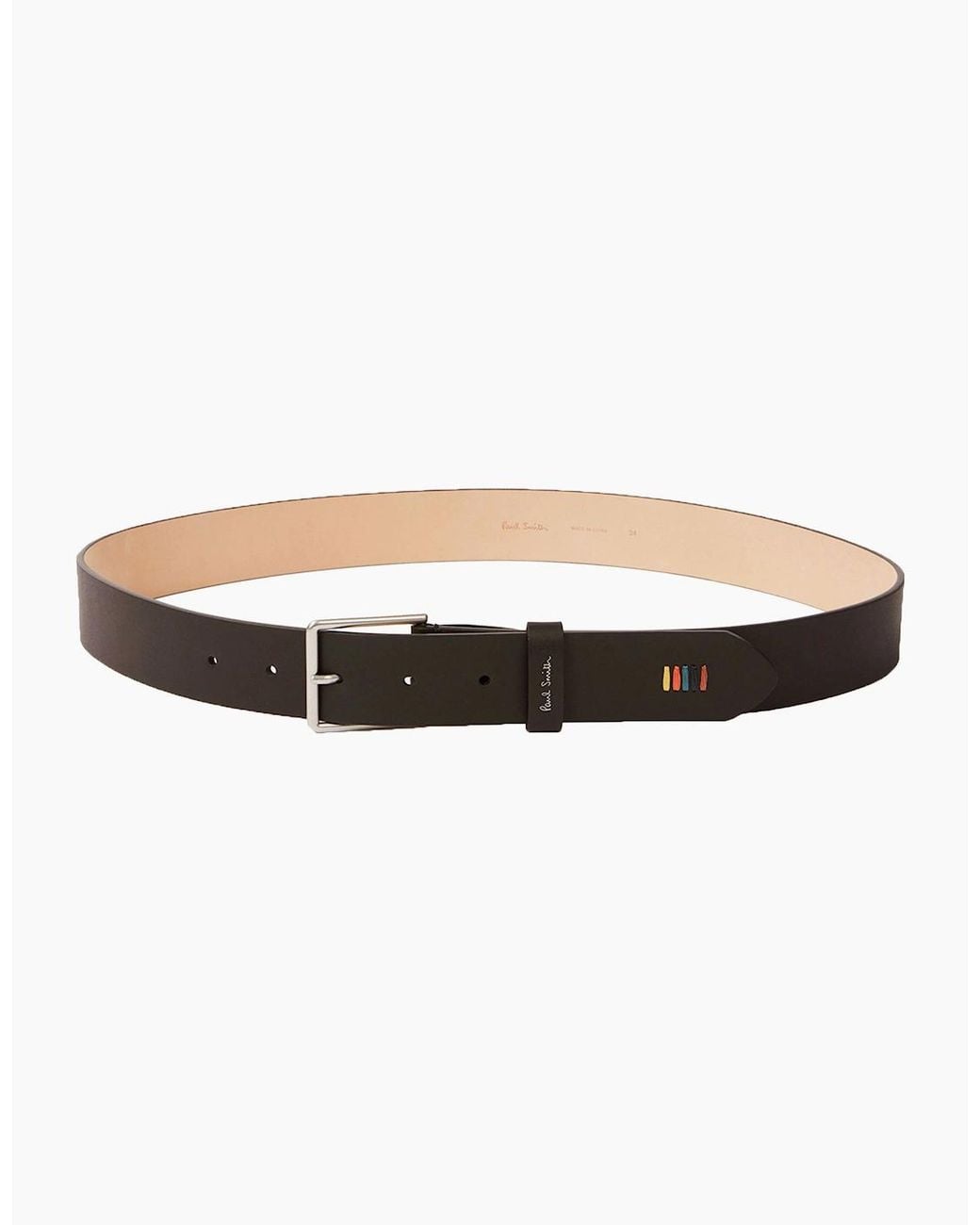 Paul Smith Black Stitch Belt for men
