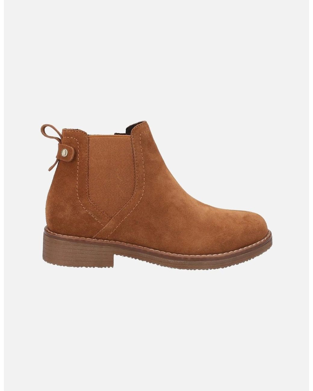 Hush Puppies Brown Maddy Suede Tan Boots