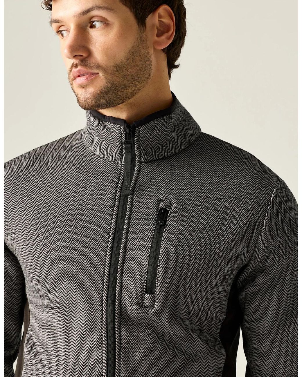 Regatta Gray Brayleigh Full Zip Fleece Jacket for men