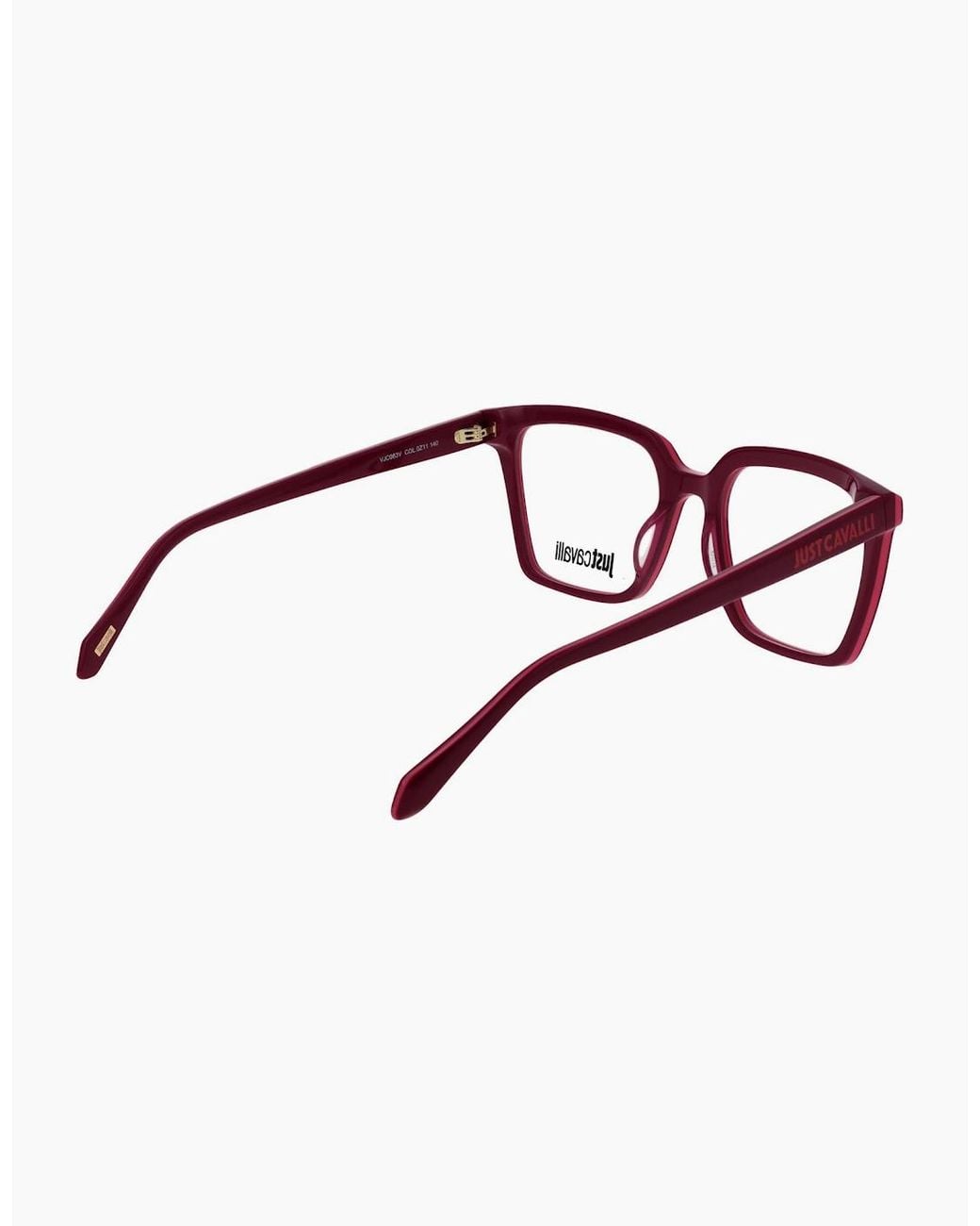 Just Cavalli Red Optical Frame Vjc083V 0Z11 52