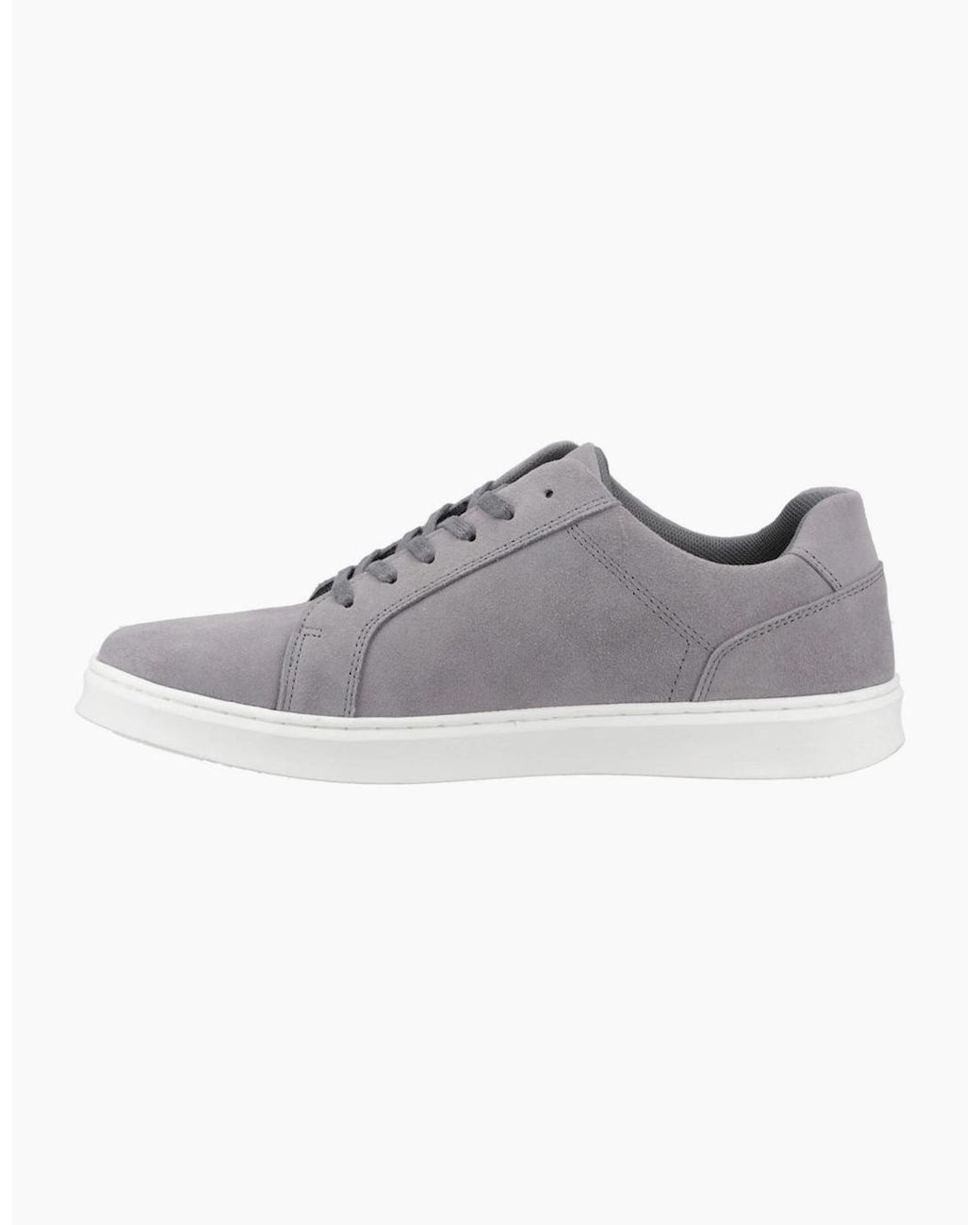 Hush Puppies Gray Madden Suede Shoes for men