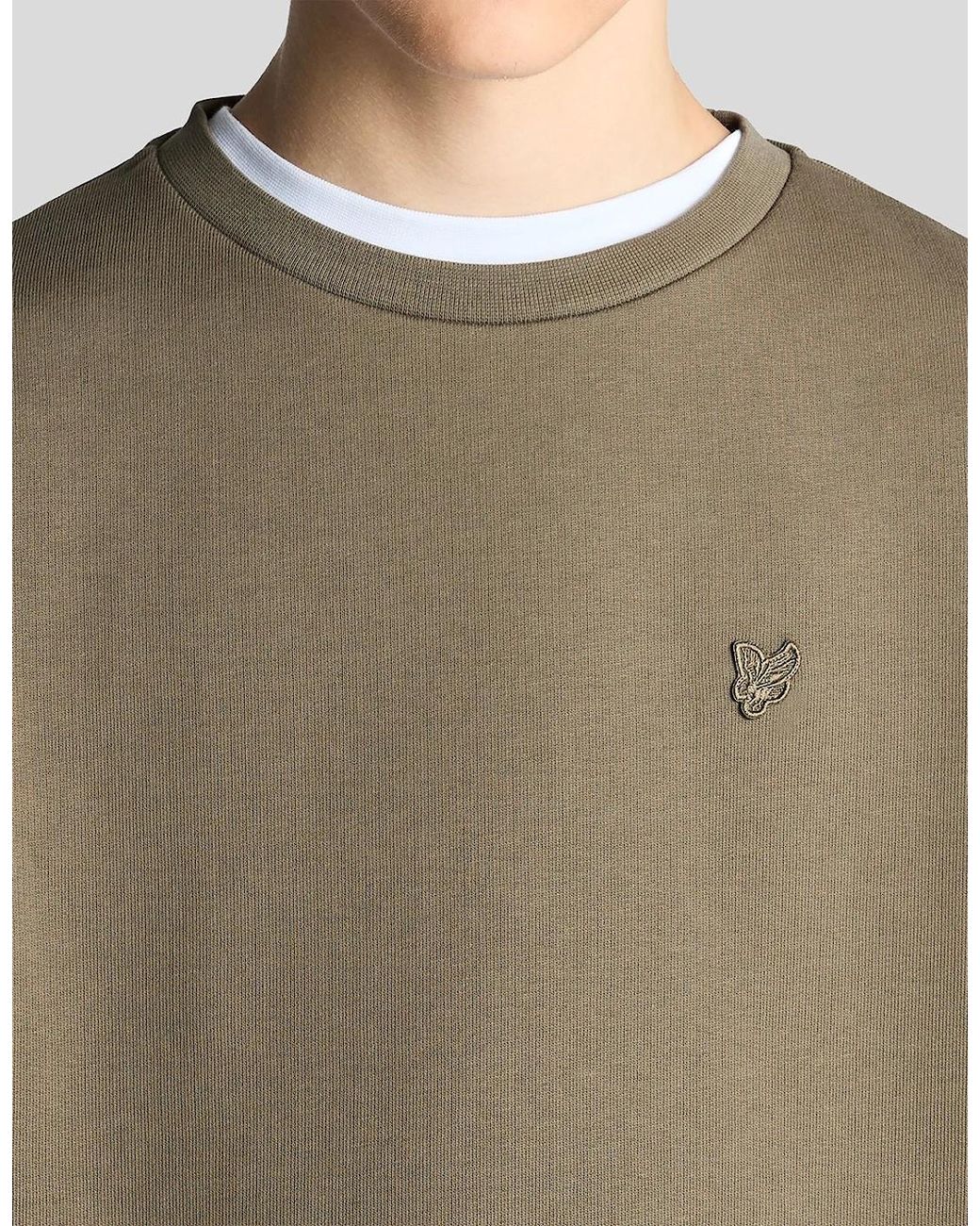 Lyle & Scott Natural Heavyweight Cotton Sweatshirt for men