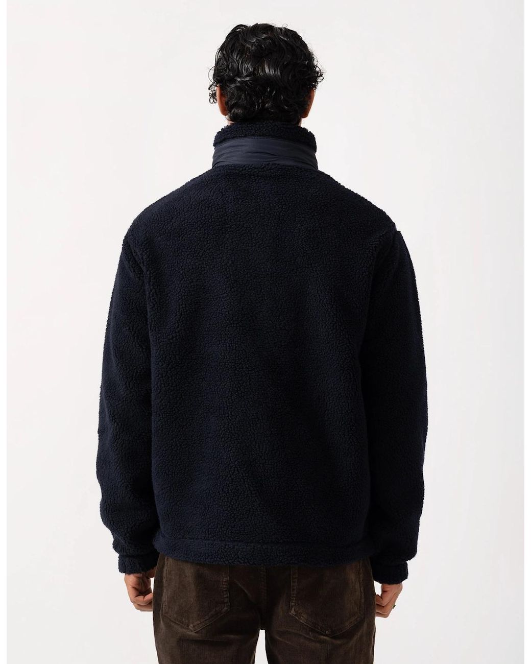 Gant Blue Patch Pocket Fleece Jacket for men