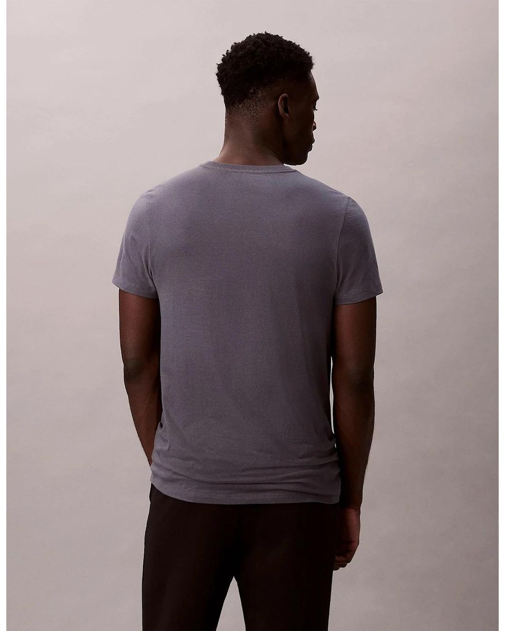 Calvin Klein Crew Neck 3 Pack T-Shirts & Tank Tops Multicoloured for men