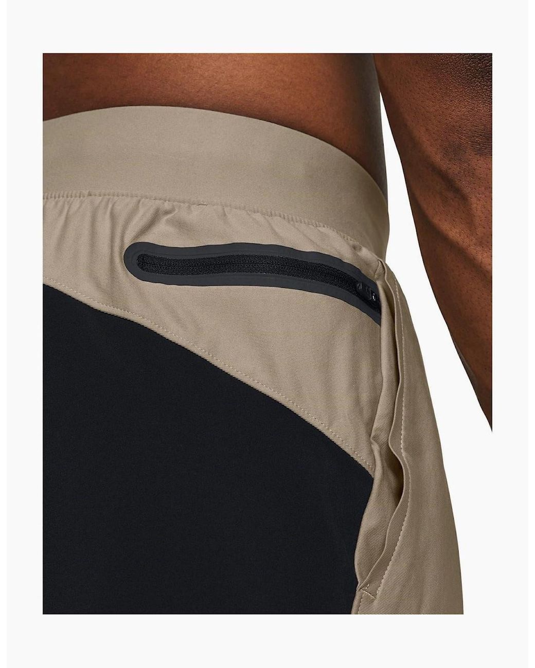 Under Armour Gray Elite Hybrid Bermuda Shorts for men