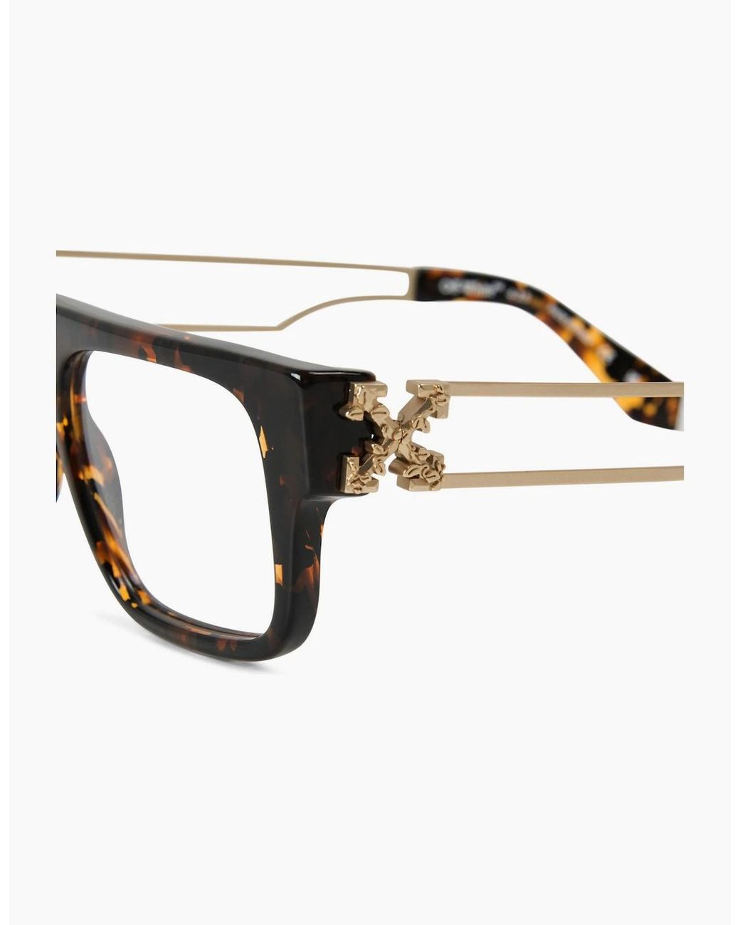 Off-White c/o Virgil Abloh Brown Off Eyewear Style 8X for men