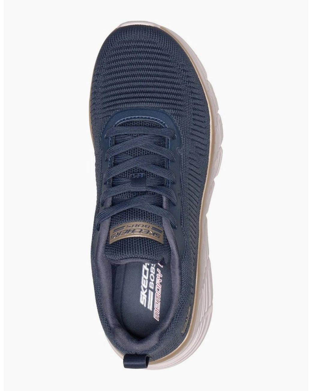 Skechers Blue Bobs B Flex Hi Flying Trainers