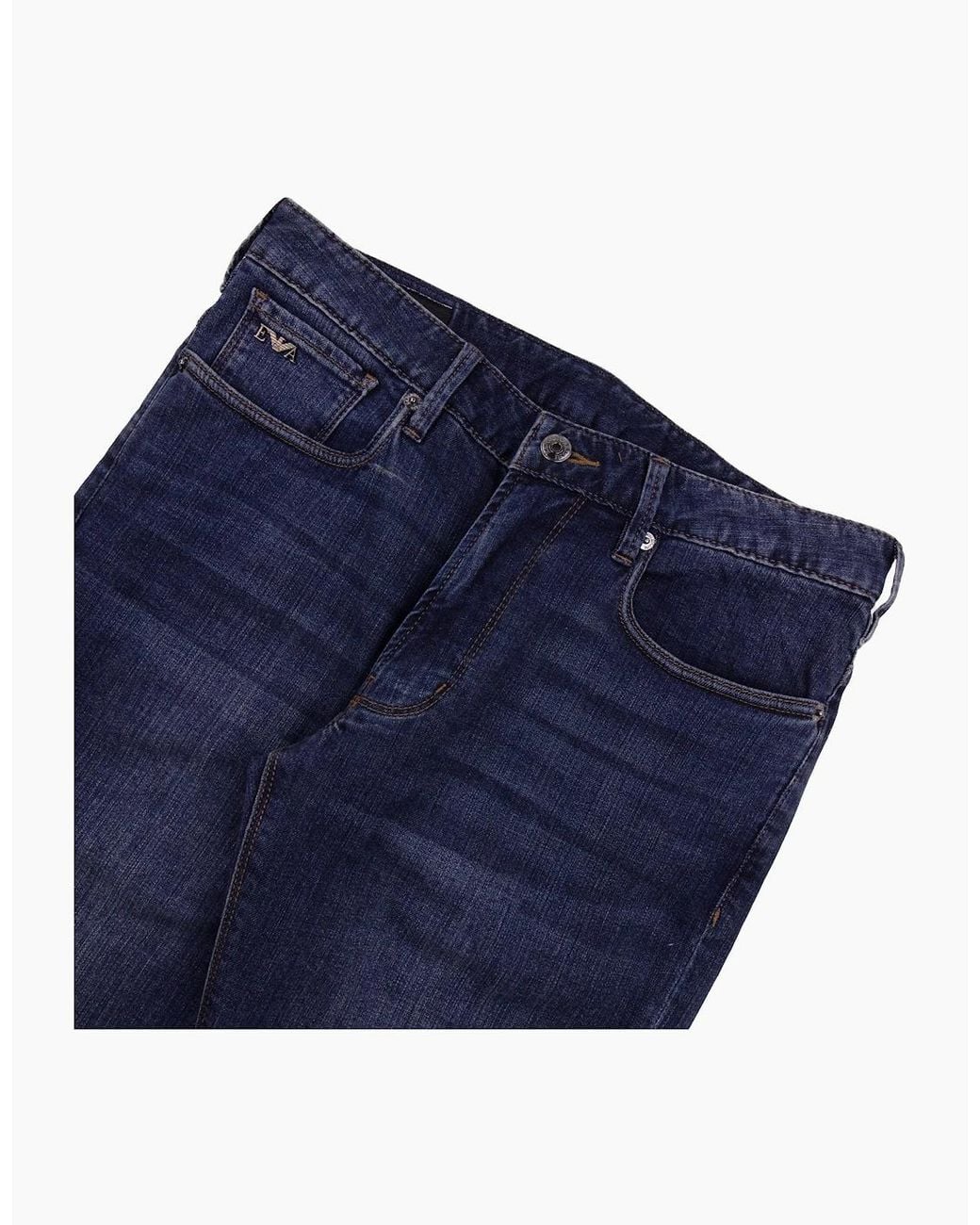 Emporio Armani Blue J06 Slim Fit Light Weight Jean Medium for men