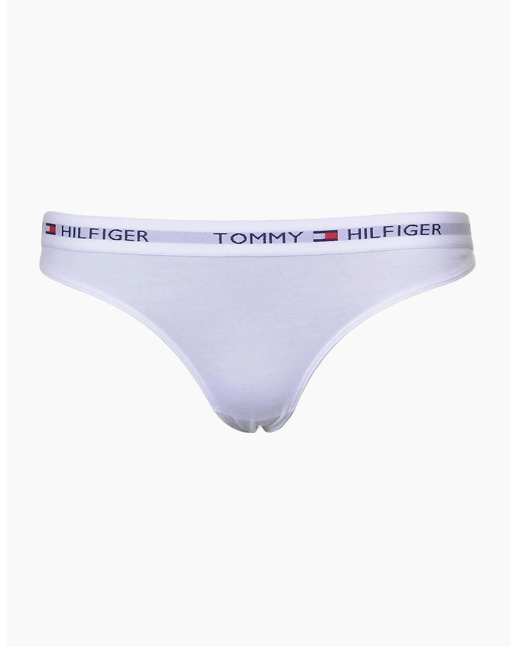Tommy Hilfiger Blue Iconic Cotton Thong