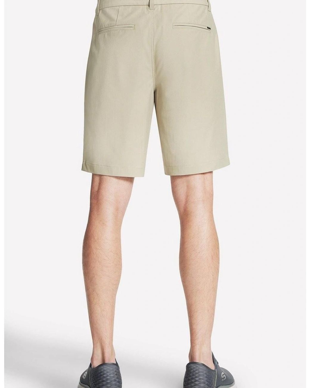 Skechers Premium Everywhere 9 Inch Short Polyester Natural Knee-Length Shorts for men