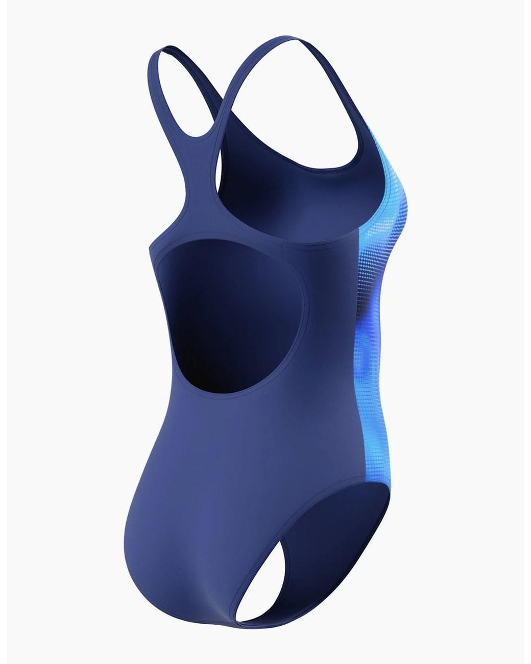 Speedo Blue Ladies Medalist Printed One Piece Swimsuit
