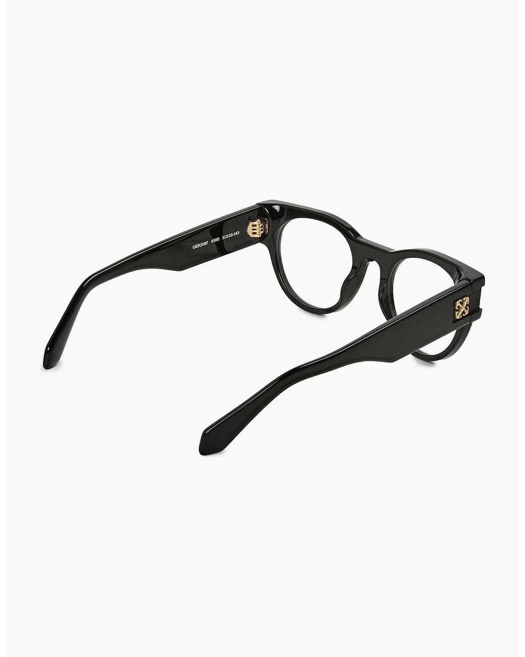 Off-White c/o Virgil Abloh Black Off Eyewear Style 87 for men