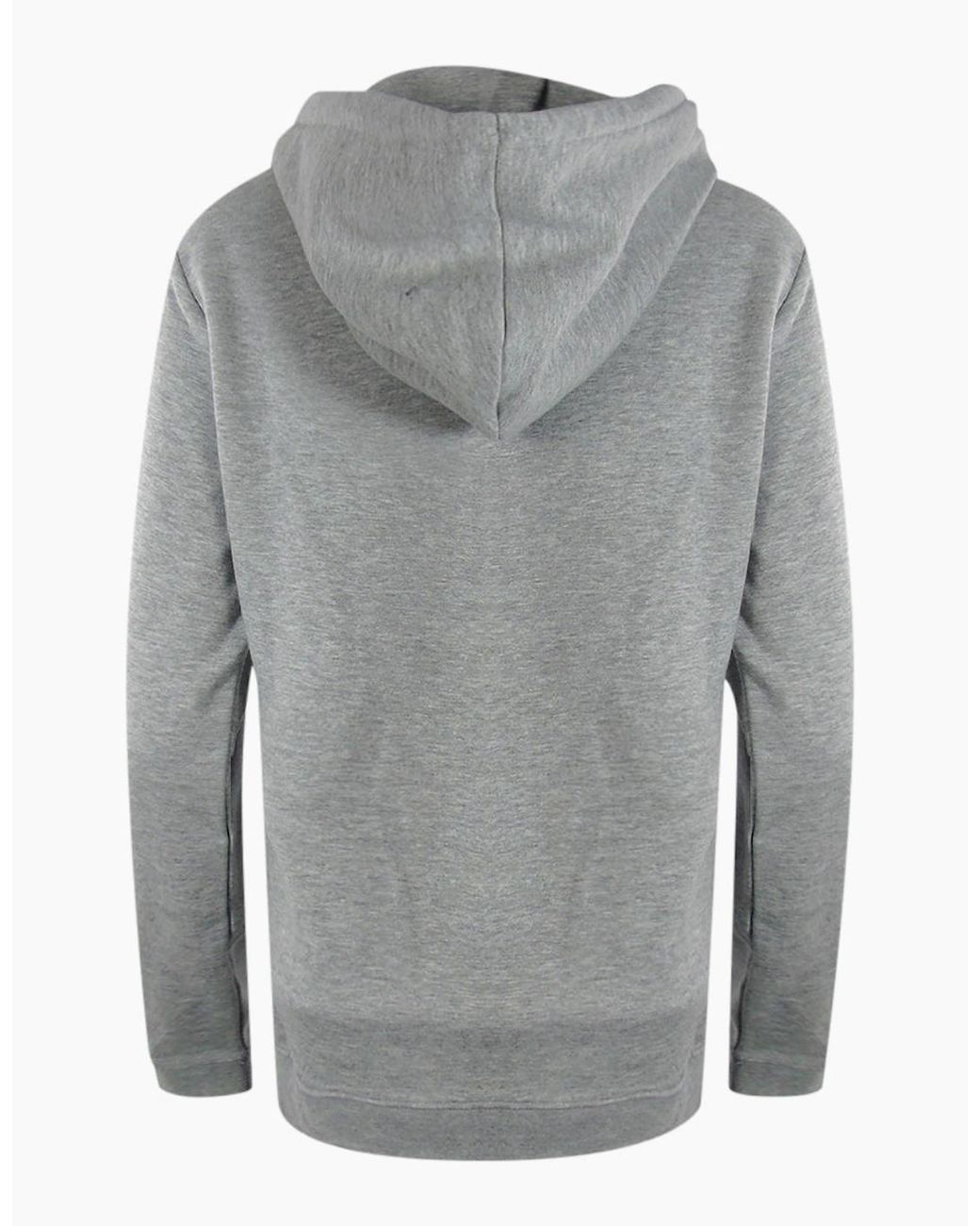 Love Moschino Gray Small Heart Logo Zip Hoodie