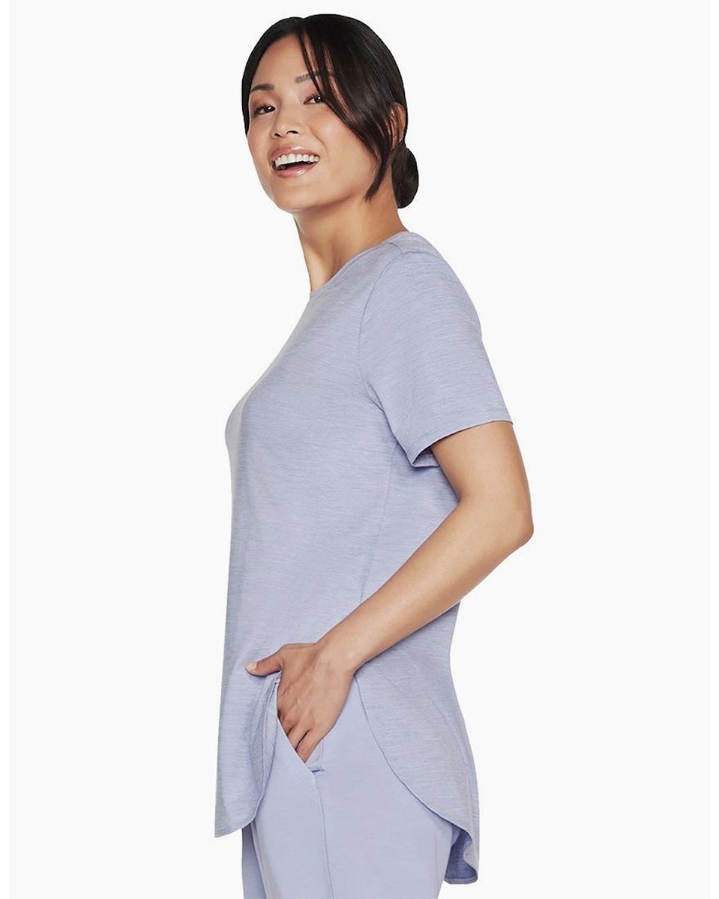 Skechers Blue Wts359/Lvlp Godri Swift Tunic T-Shirt