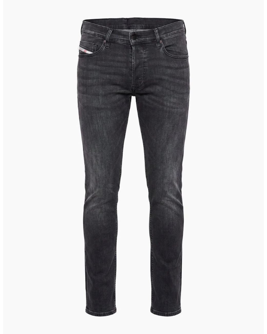 DIESEL Blue Buster-X Dark Faded Denim Jeans for men
