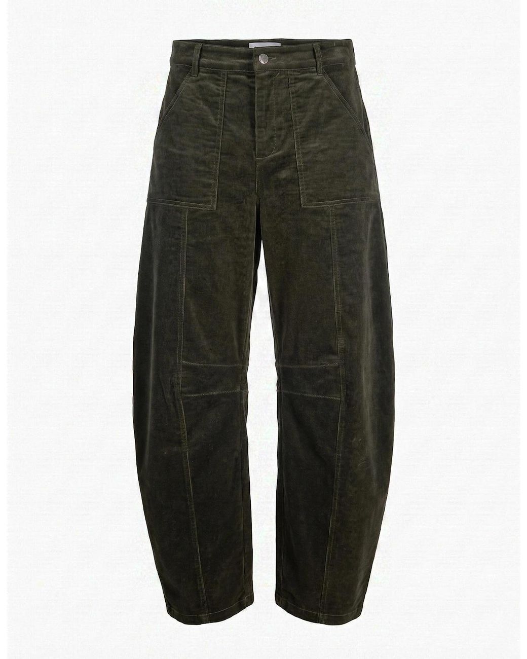 Nooki Design Green Rosie Corduroy Barrel Jeans