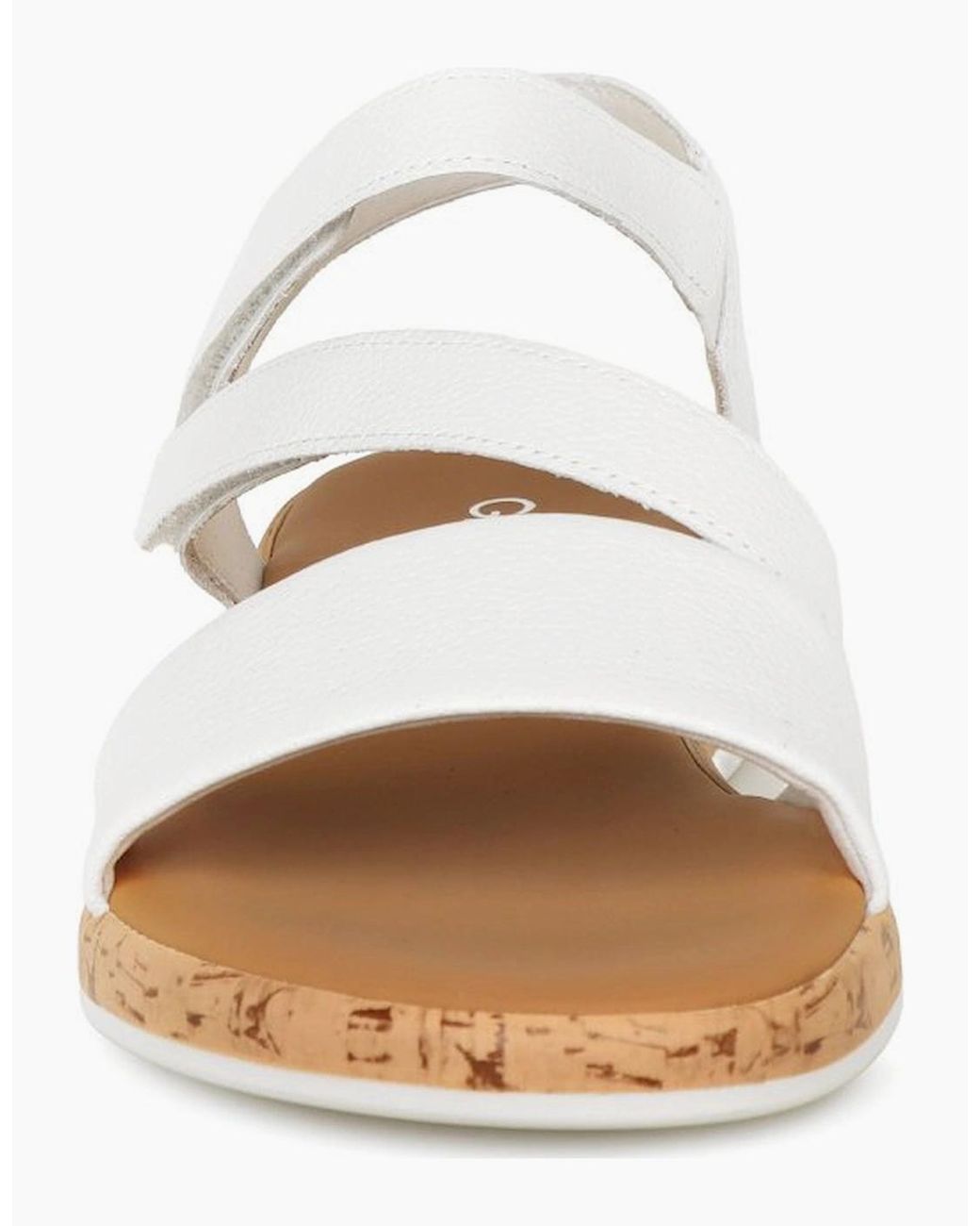 Gabor White Oporto Sandals