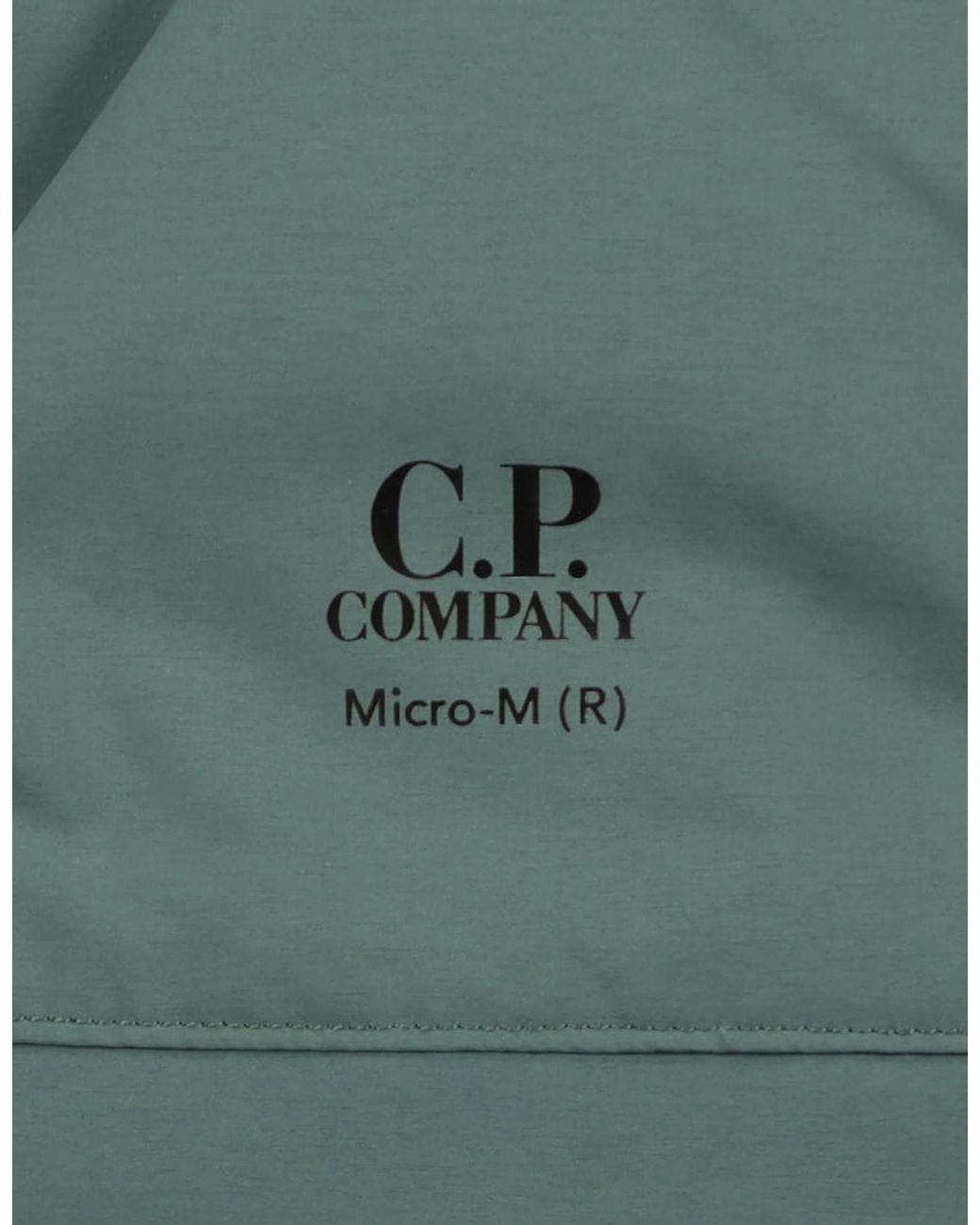C P Company Green Micro-M Down Jacket for men