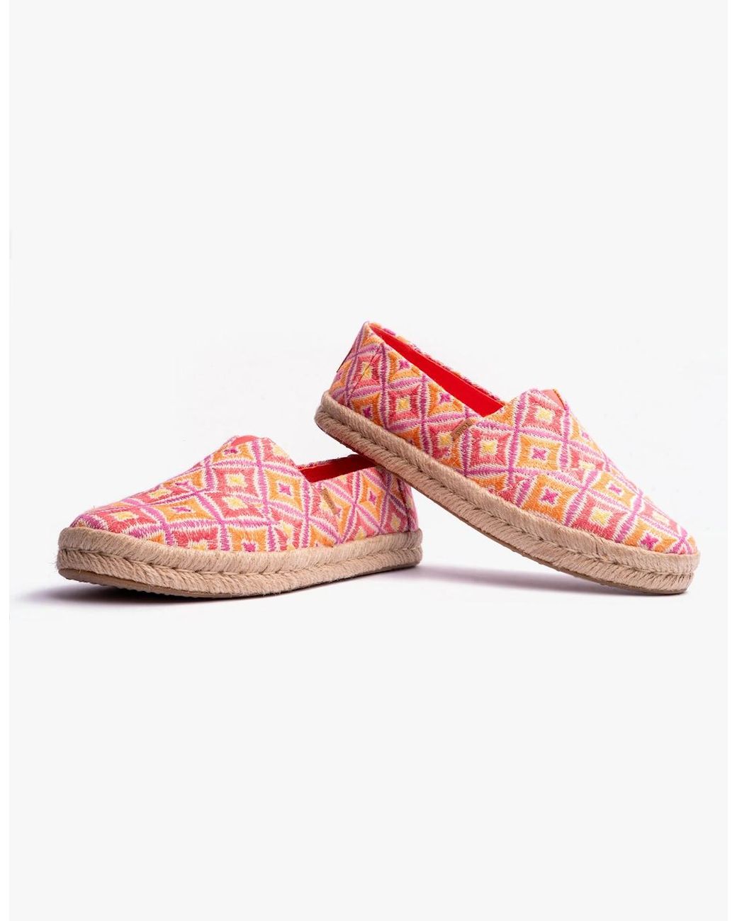 TOMS Pink Alpargata Rope 2.0 Espadrilles Shell