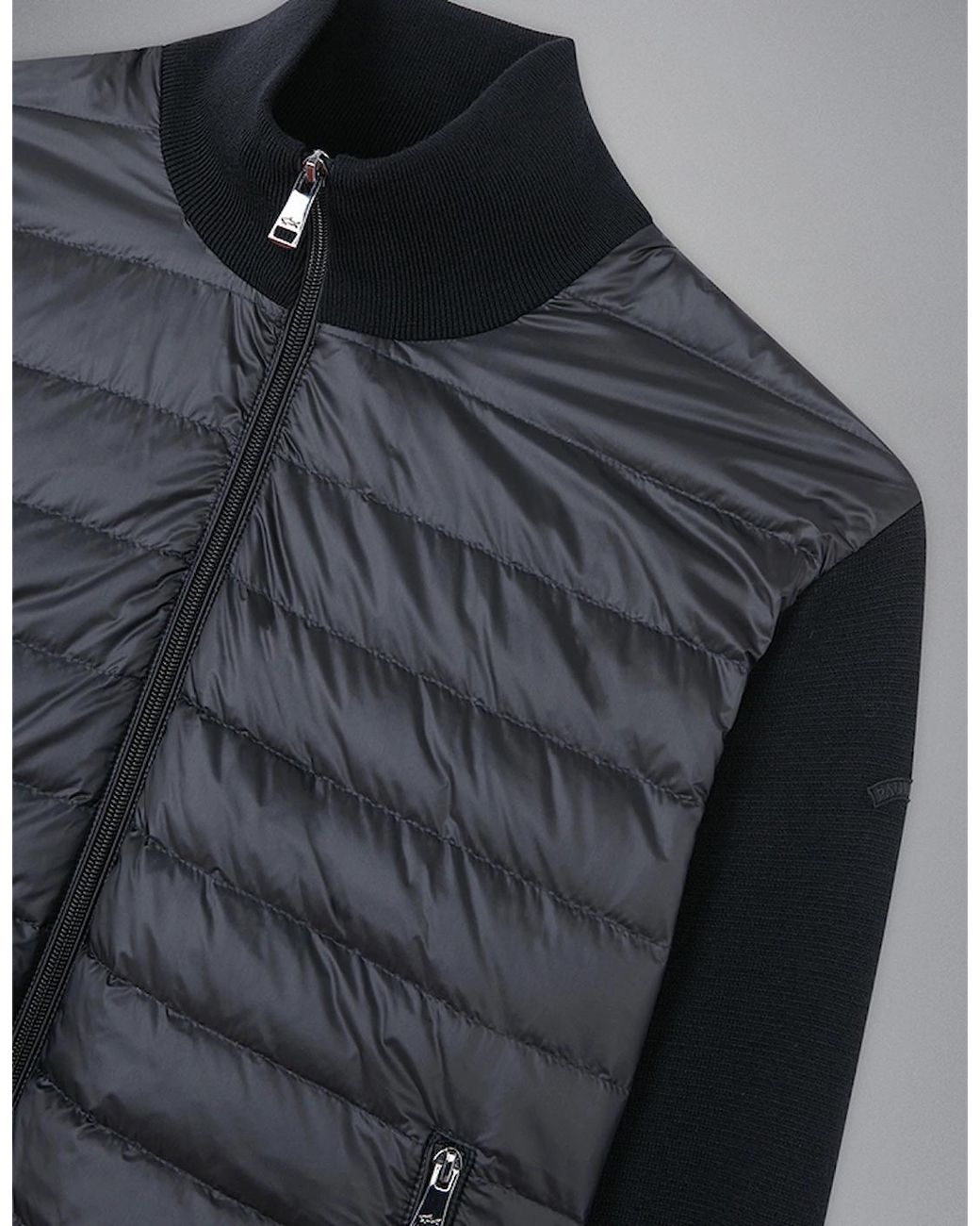 Paul & Shark Gray Hybrid Wool And Nylon Cardigan Jacket for men