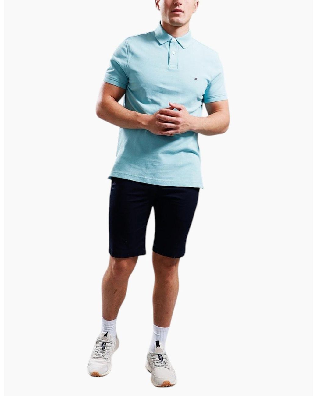 Tommy Hilfiger Blue Polo Shirts Golf Top