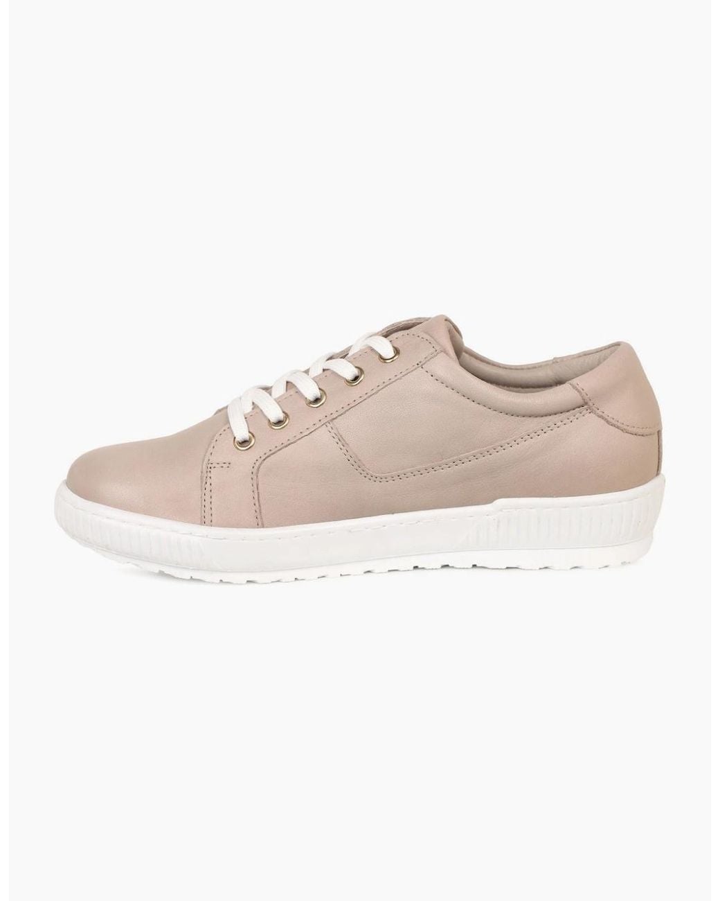 Jones Bootmaker Natural Padova Wide Trainers