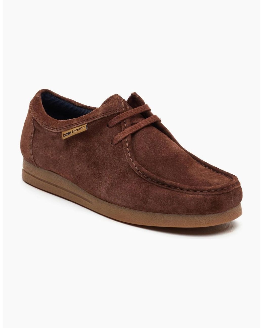 Base London Brown Koko Wallabe Shoes for men