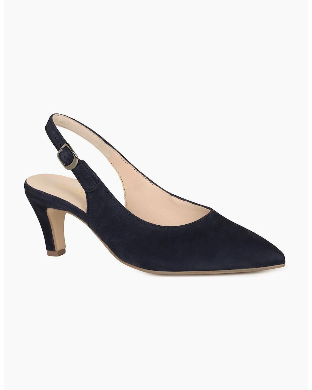Gabor Blue Lazona Court Shoes