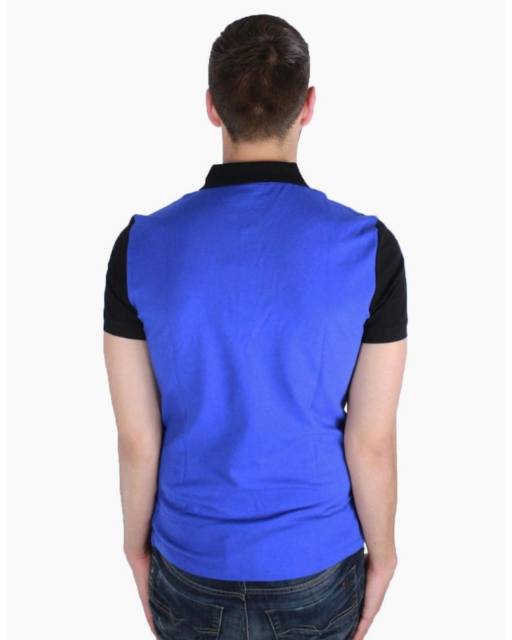 Armani Jeans Black Back Polo Shirt for men