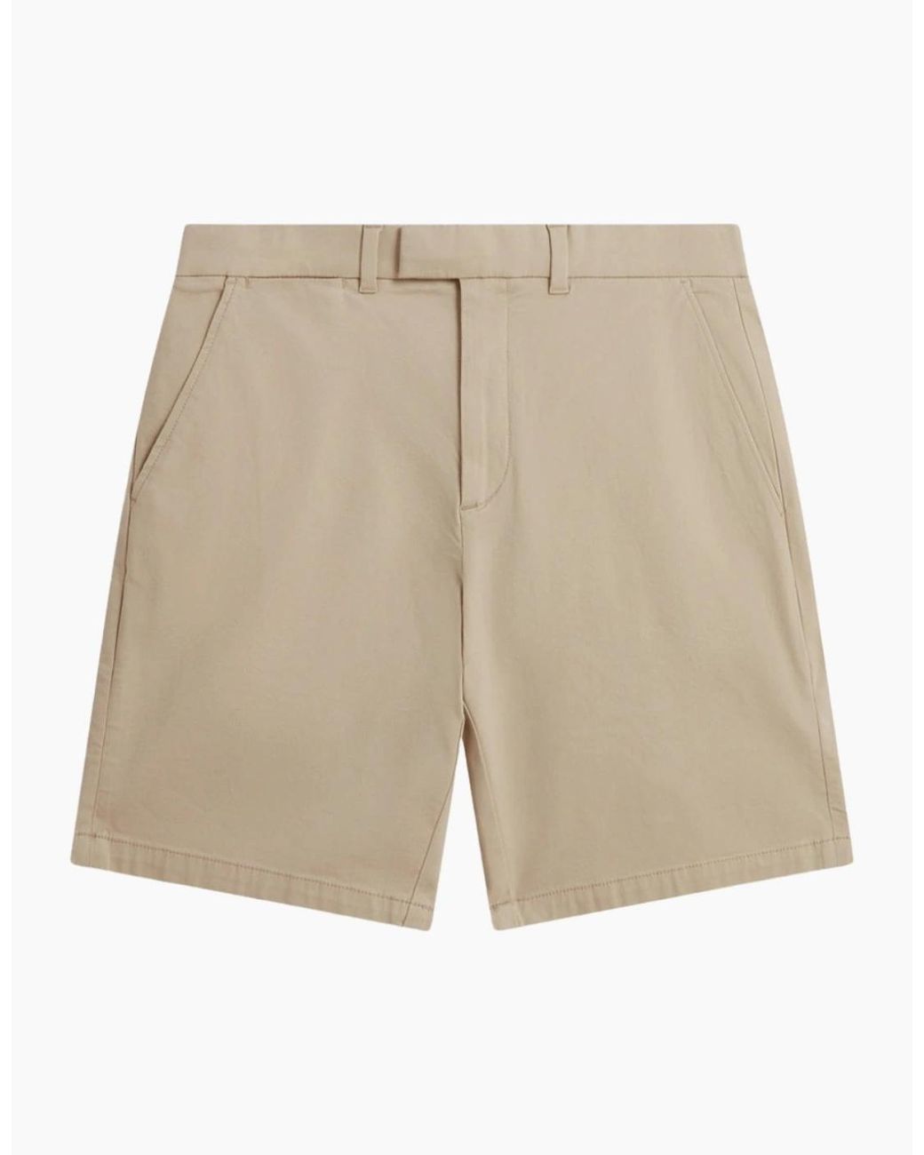 Ted Baker Natural Barnham Stone Core Chino Shorts for men