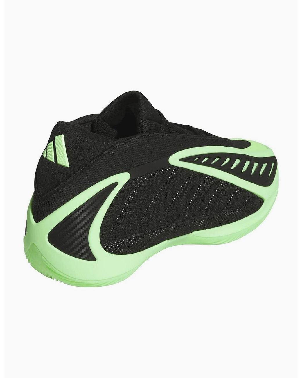 Adidas Green Anthony Edwards 2 Low Top Lace-Up Sneakers for men