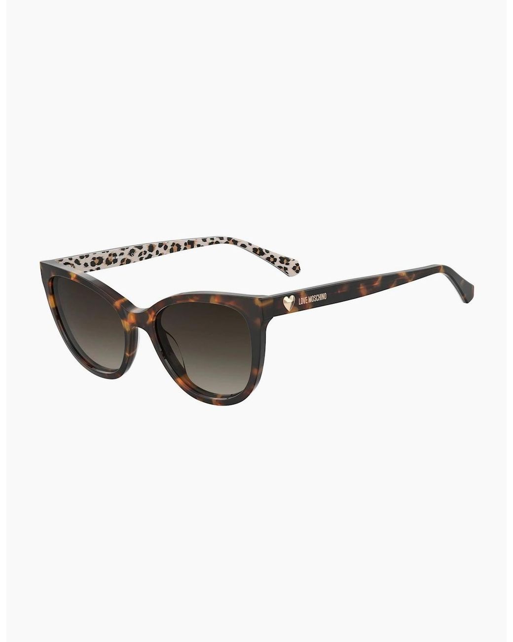 Moschino Brown Moscsun Cat Eye Sung