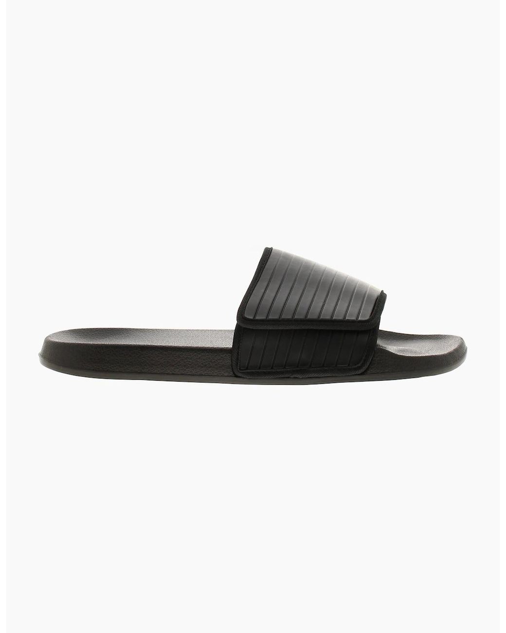 Rockstorm Black Flip Flops Sliders Grade Touch Fastening Uk Size for men