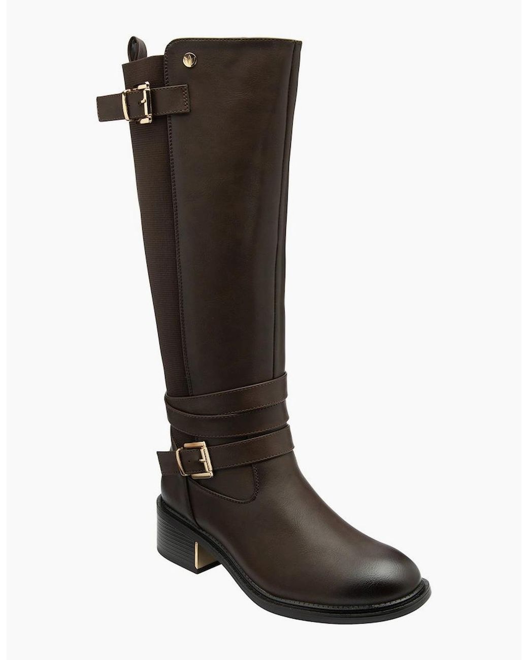 Lotus Black Freya Knee High Boots