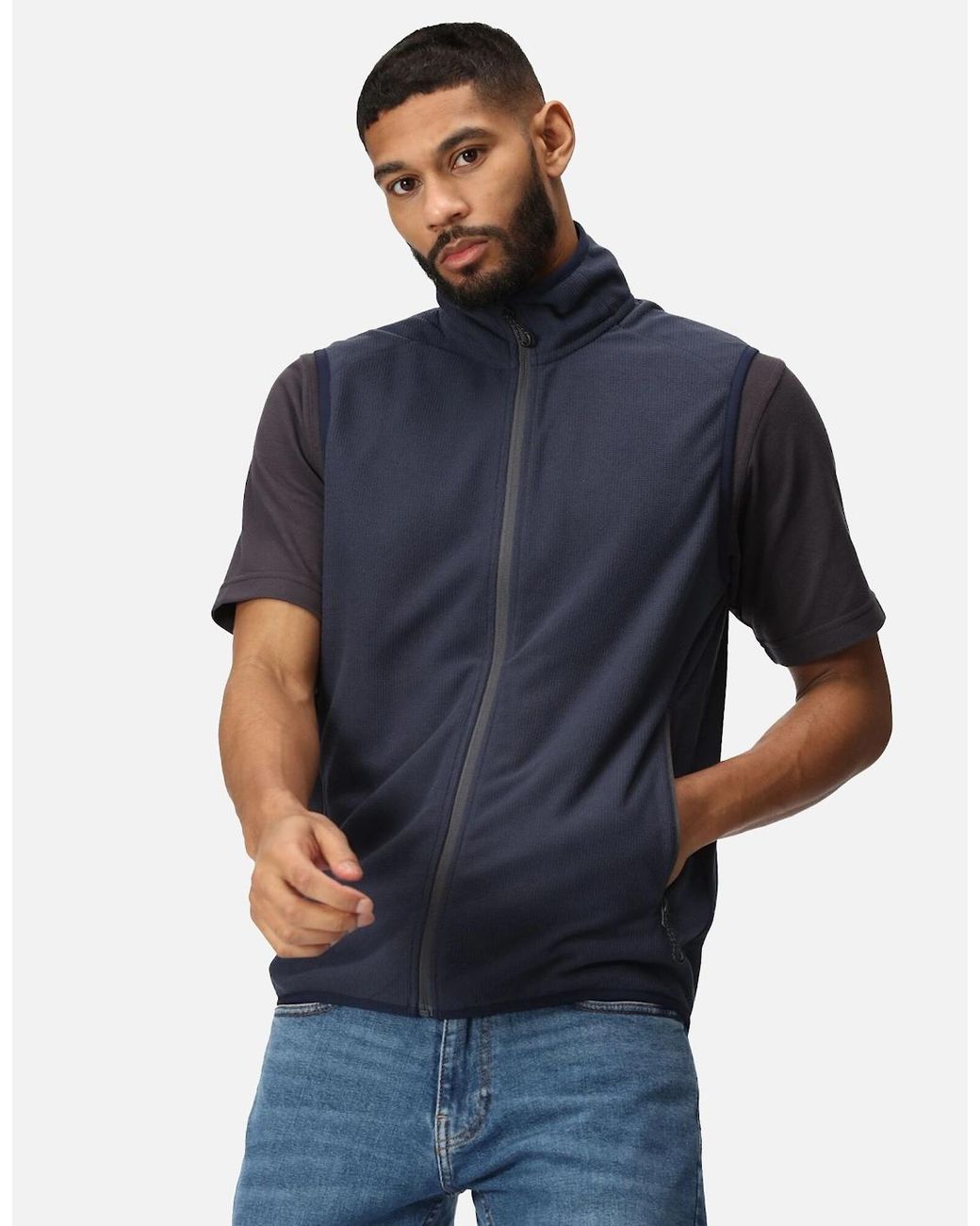 Regatta Blue Professional Fleece Gilet for men