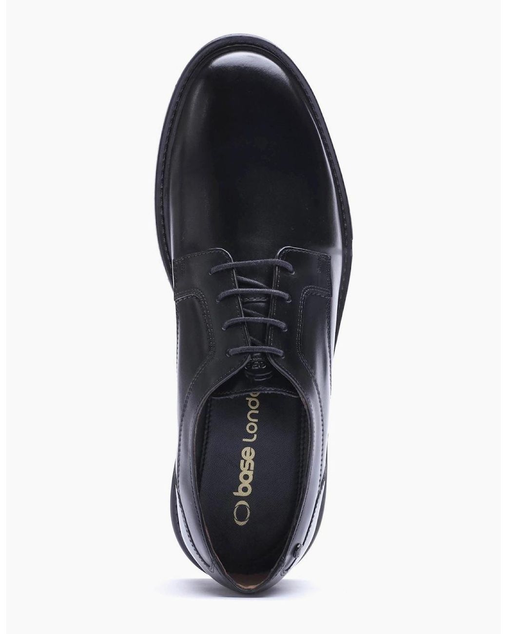 Base London Blue London Carter Leather Derby Shoes for men