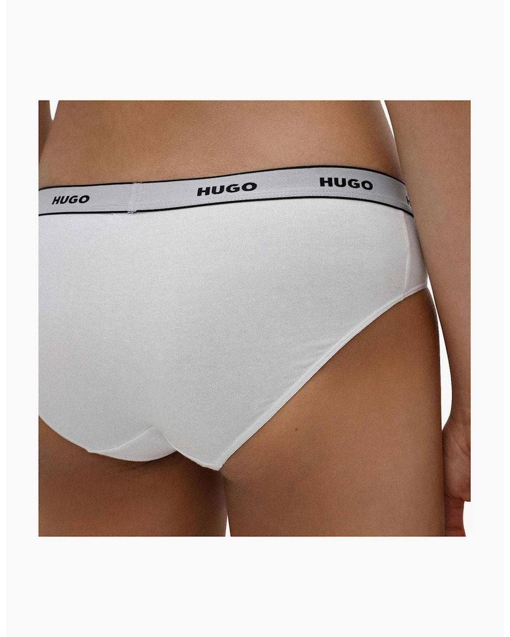 Boss White 3-Pack Classic Logo Briefs