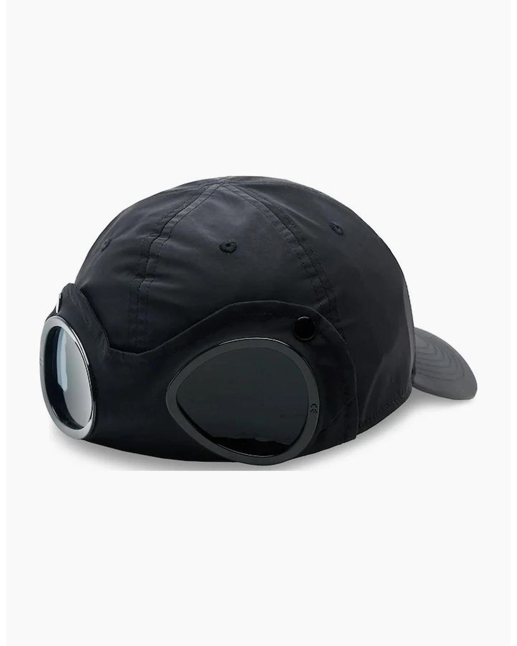 C P Company Blue Chrome-R Goggle Cap for men