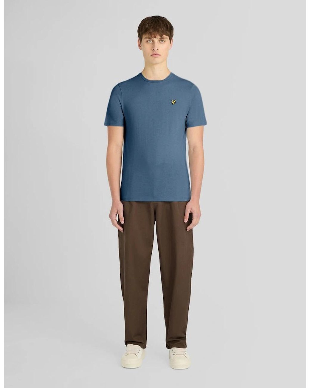 Lyle & Scott Blue Everyday Cotton Crew Neck T-Shirt for men