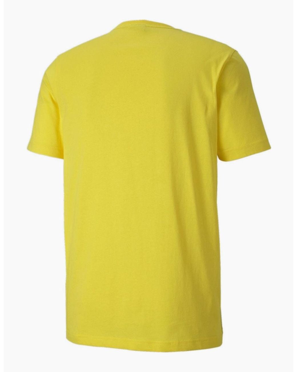 PUMA Yellow Teamgoal 23 Casuals Tee T Shirt for men