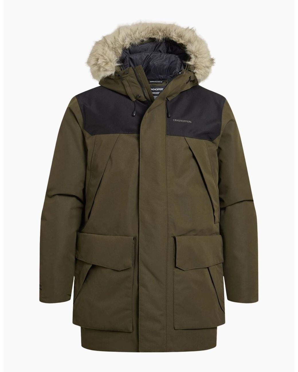 Craghoppers Green Bishorn Iv Waterproof Padded Jacket for men