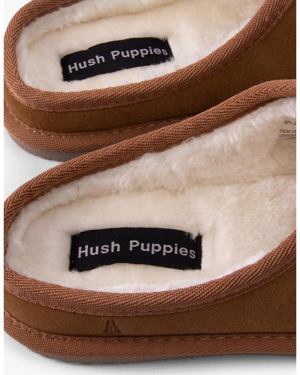 Hush Puppies Brown Conrad Slippers Tan for men