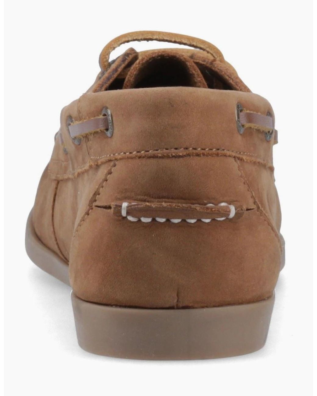 Sperry Top-Sider Brown Sperry Balboa 2 Eye Boat Nubuck Tan Boat Shoes