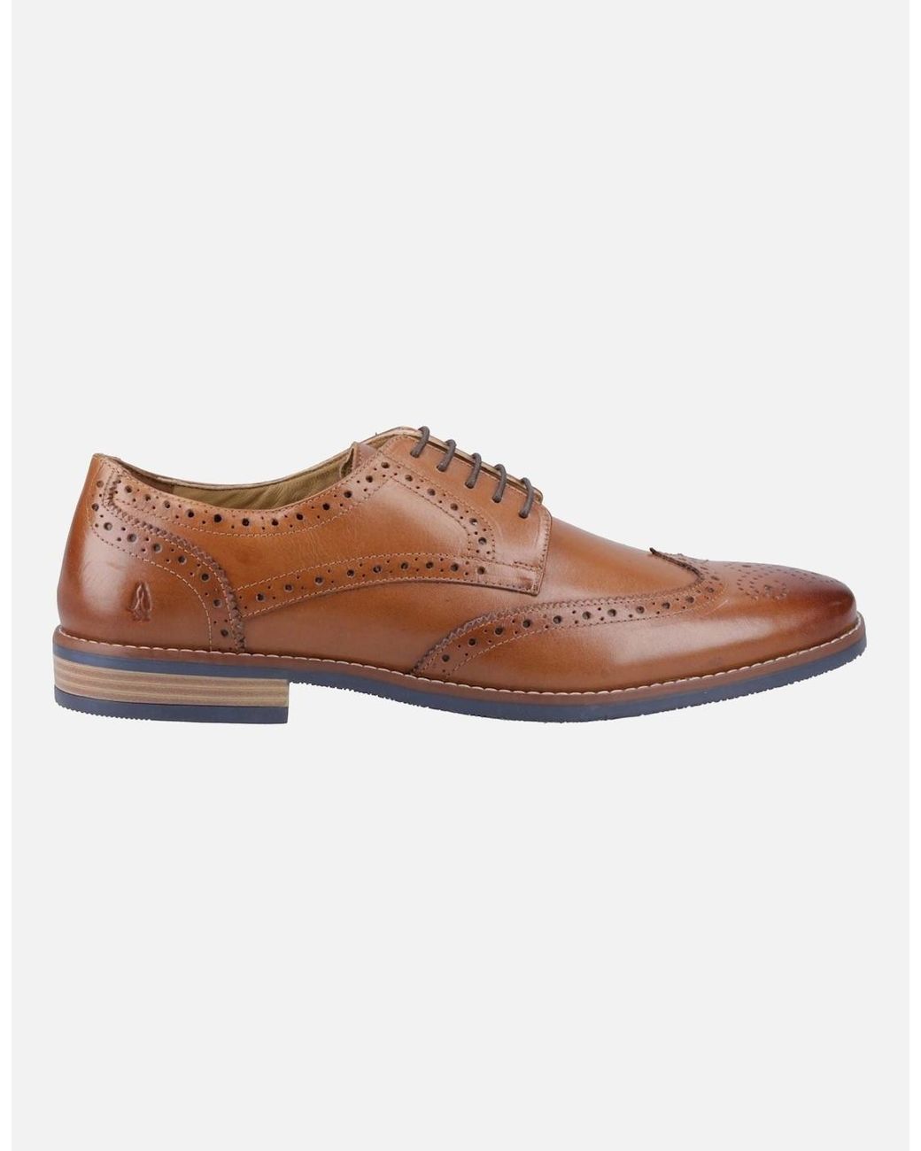 Hush Puppies Brown Mack Leather Tan Brogues Shoes for men